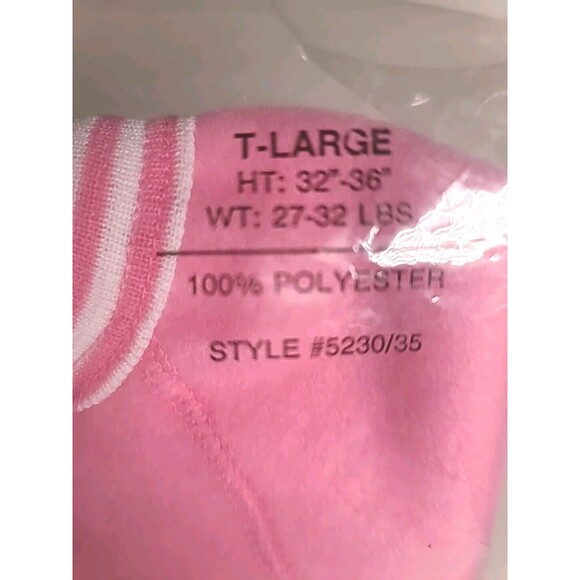 NOS VTG Blanket Sleeper Footed Pajama Pink Bear Sterncraft Toddler Large USA - Picture 3 of 8